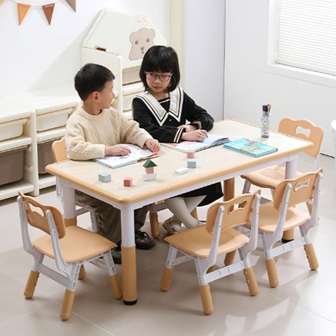 Table pour Enfant - TableMultiActivités™ - Beige - Meuble de bebe