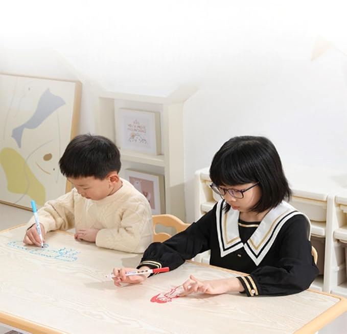 Table pour Enfant - TableMultiActivités™ - Beige - Meuble de bebe