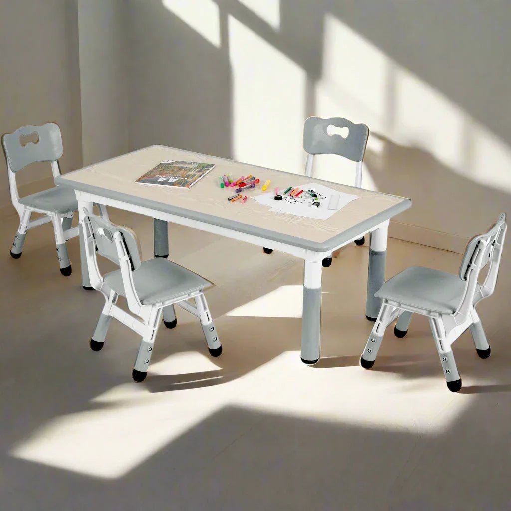 Table pour Enfant - TableMultiActivités™ - Gris - Meuble de bebe