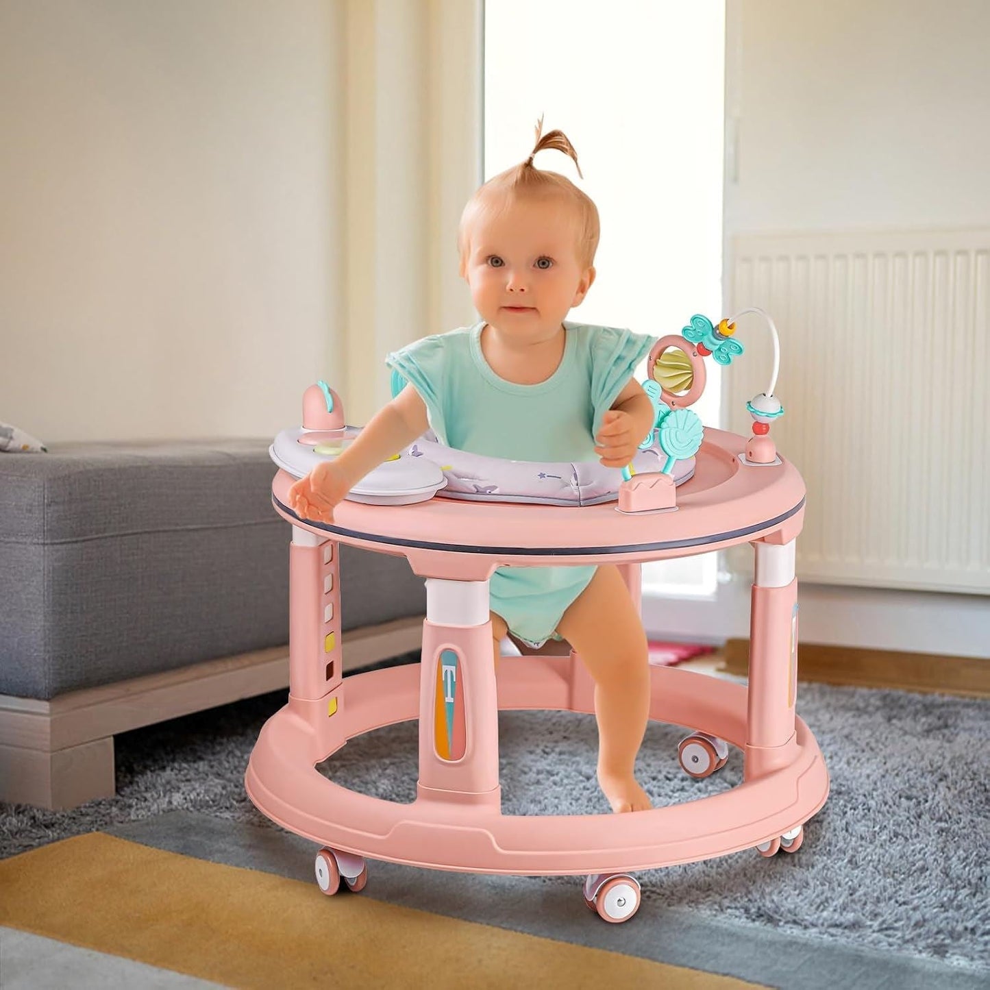 Trotteur pour Bébé - TrotteurBabyMove™ - Rose - Meuble de bebe