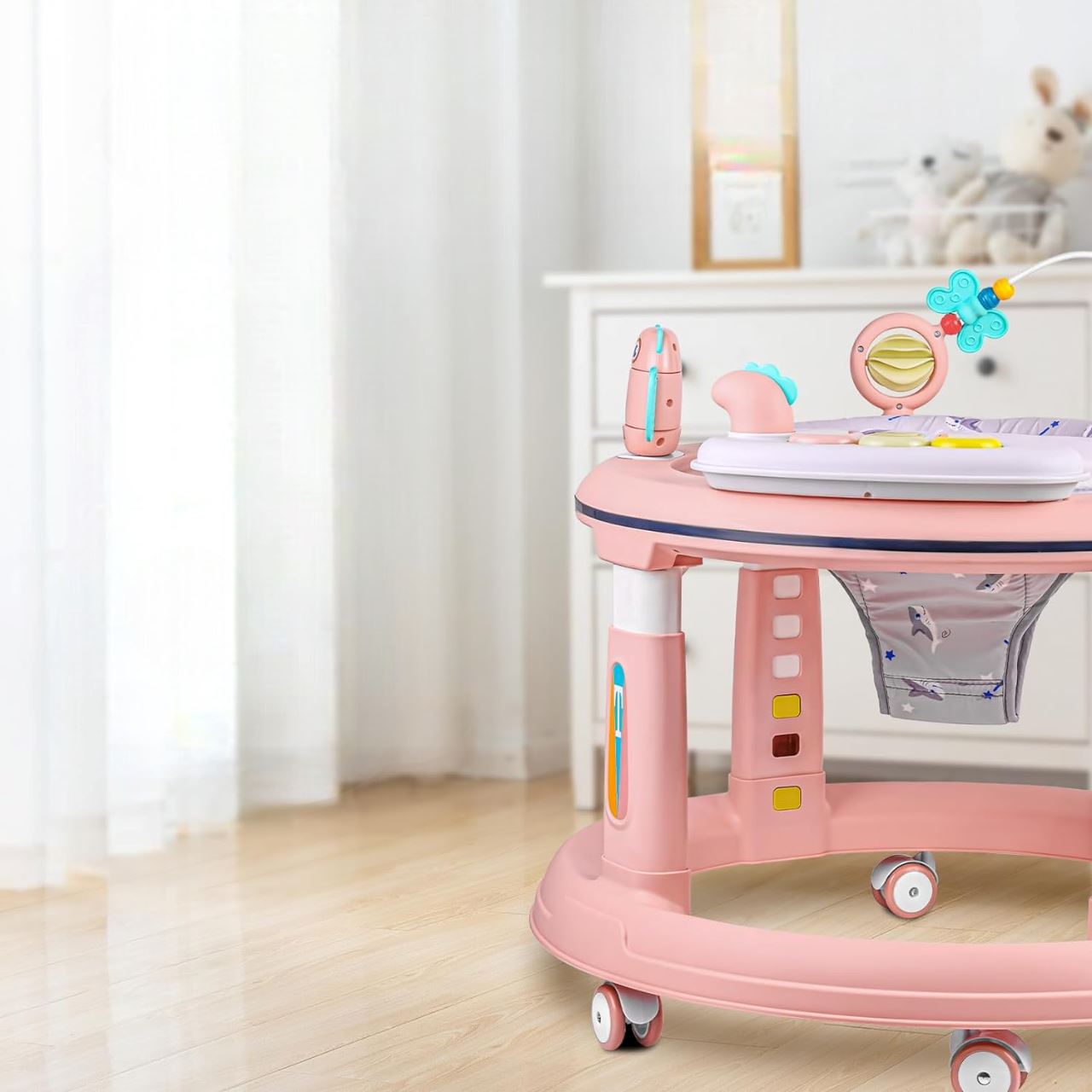 Trotteur pour Bébé - TrotteurBabyMove™ - Rose - Meuble de bebe